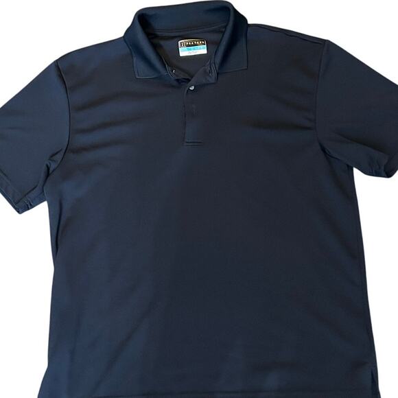 PGA Tour Airflux Golf Polo Navy Blue Large Performance Stretch - Picture 1 of 3